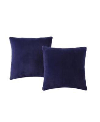 Photo 1 of Velvet Navy 18" Square Decorative Pillow 2-Pack