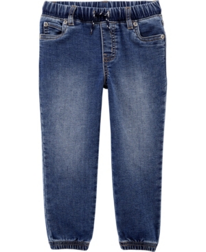 image of Carter-s Toddler Boy Pull-On Knit Denim Pants