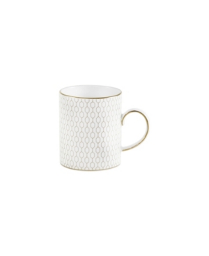 Shop Wedgwood Gio Gold Mug In White