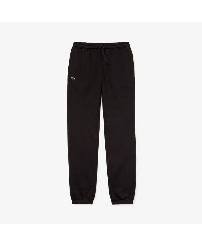 Lacoste Fleece Sweat Pants with Elastic Leg Opening - Macy's
