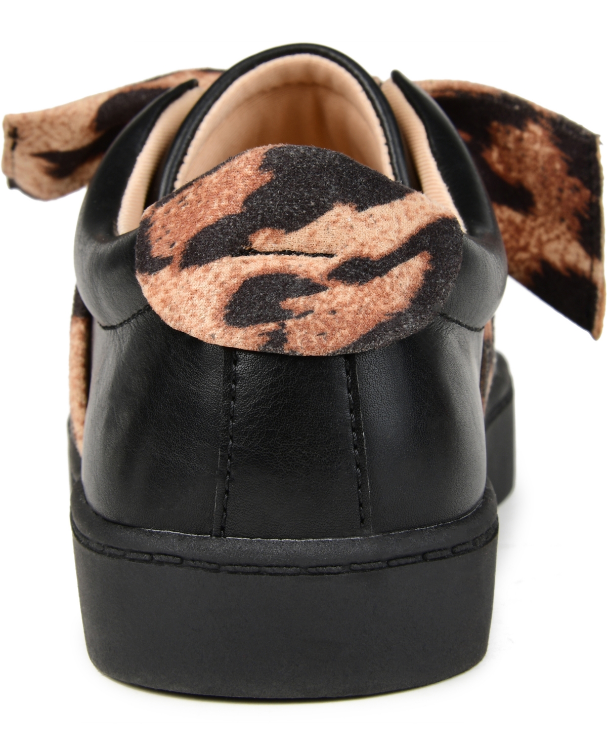 Journee Collection Women's Abrina Bow Detail Slip On Sneakers