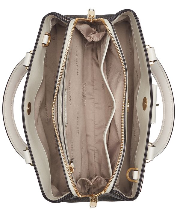 Calvin Klein Camille Satchel & Reviews - Calvin Klein - Handbags ...