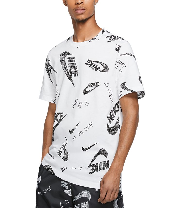 Nike Men's Logo-Print T-Shirt - Macy's