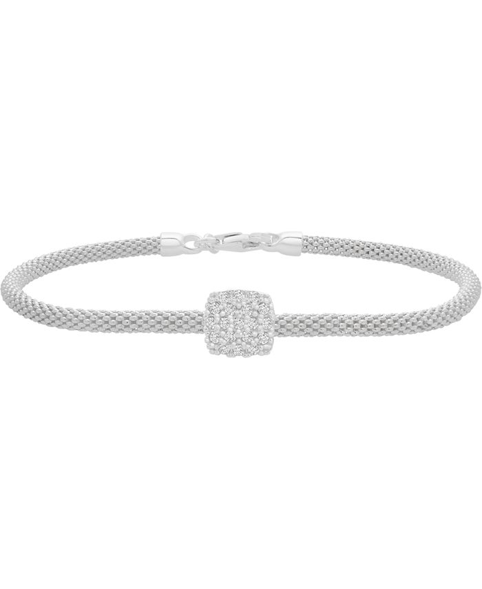 I.N.C. International Concepts Diamond Mesh Bangle Pouch, Created for Macy's