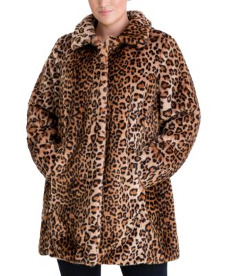 leopard coat macys