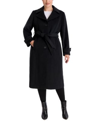 macy's london fog plus size coat