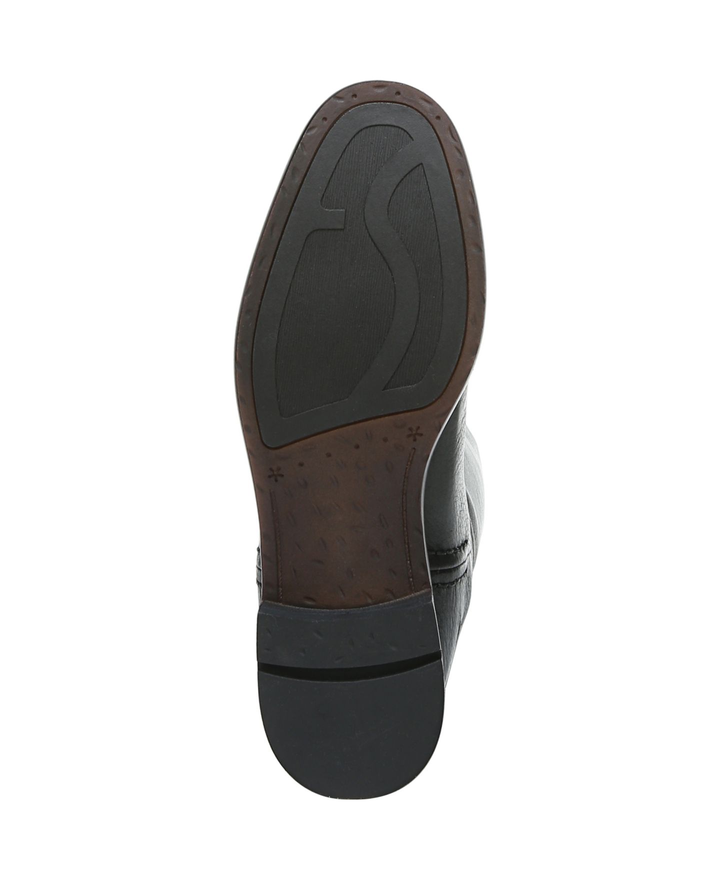 Женские ботинки Franco Sarto Meyer Knee High Riding, цвет: Чёрный кожаный — фото 5