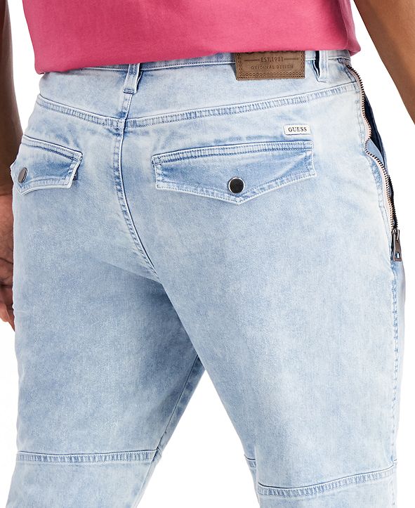 luna denim cargo joggers