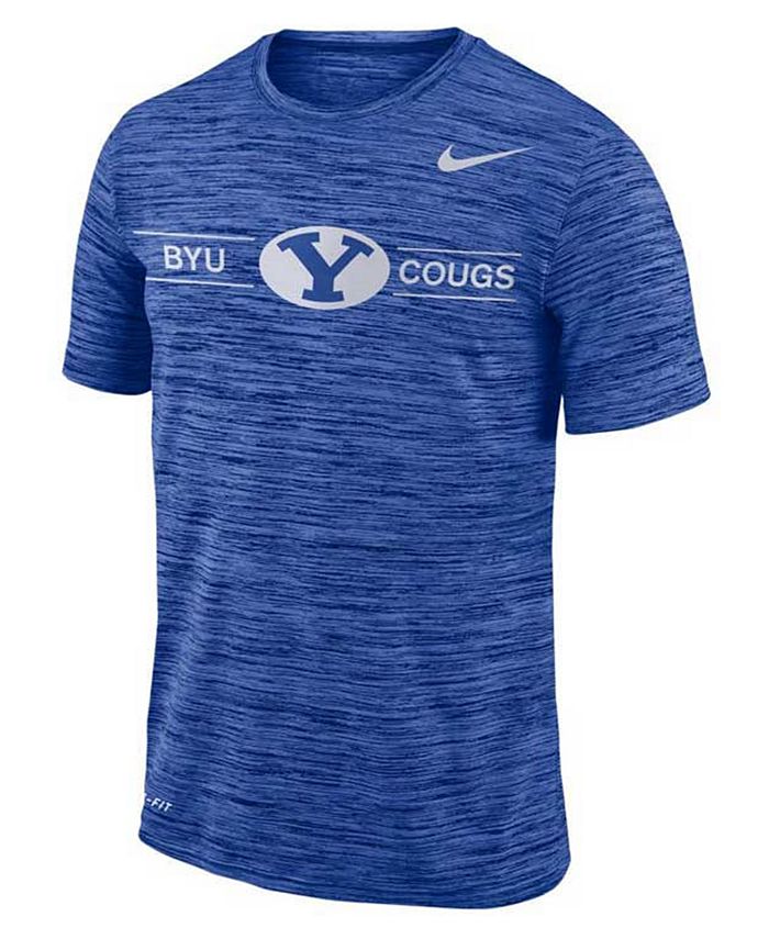 Nike Brigham Young Cougars Men's Legend Velocity T-Shirt - Macy's