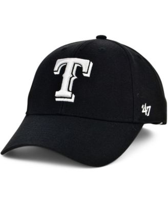 '47 Brand - Texas Rangers Black White MVP Cap