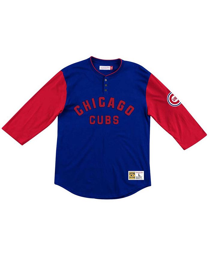 Mitchell & Ness Men's Chicago Cubs Player Henley Shirt - Macy's