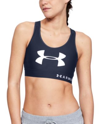 Under Armour - HeatGear&reg; Keyhole-Back Mid-Impact Sports Bra