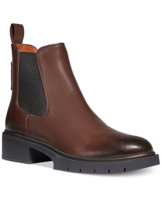 coach lug sole boots