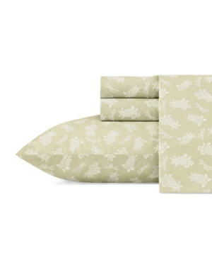 Tommy Bahama Aloha Pineapple Queen Sheet Set Bedding In Sage Green
