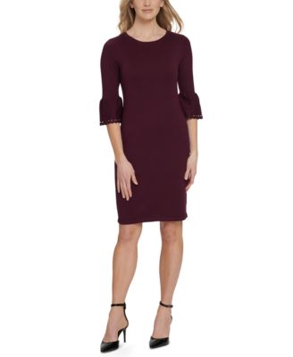 macy's christmas sweater dress