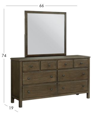 Furniture Parker Mocha 8-Drawer Dresser, Created for Macy's
