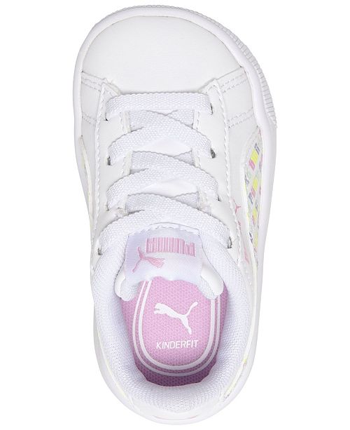Puma Toddler Girls Vikky Repeat Slip-On Casual Sneakers ...