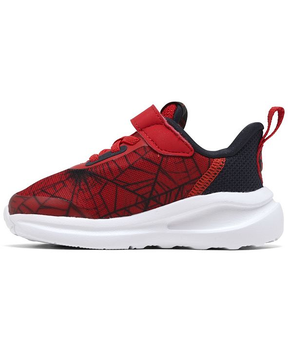 adidas Toddler Boys FortaRun X Marvel Spider-Man Stay-Put Closure Running Sneakers from Finish 
