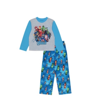 image of Ame Avengers Little and Big Boys 2-Piece Pajama Set