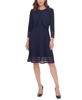 jessica howard illusion ruched waist midi dress