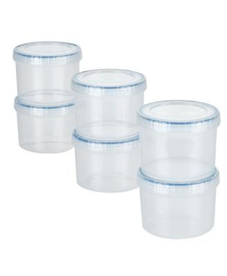 Lock n Lock - Easy Essentials 4-Pc. Twist Round Food Storage Set