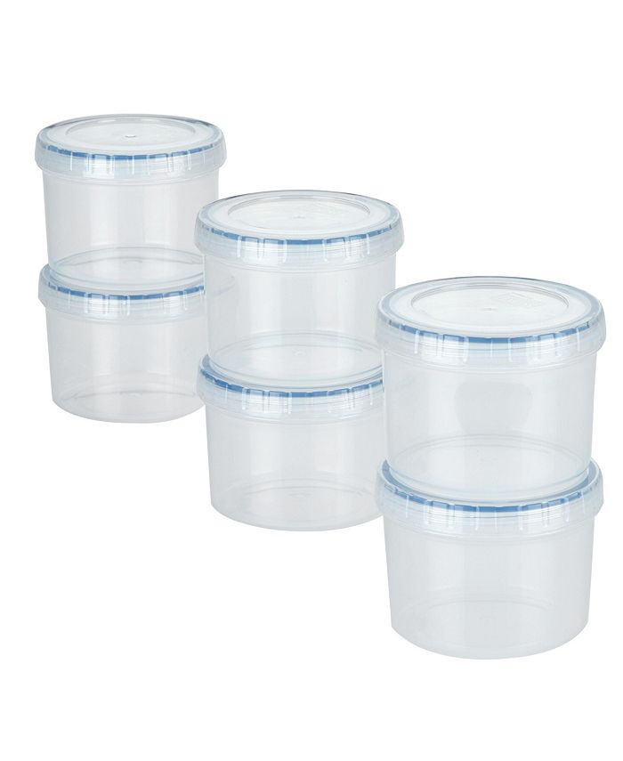 Lock n Lock Easy Essentials Twist 11Oz. Food Storage Containers, Set of 6 Macy's