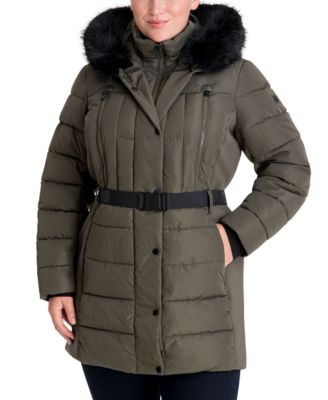 michael kors plus size puffer jacket