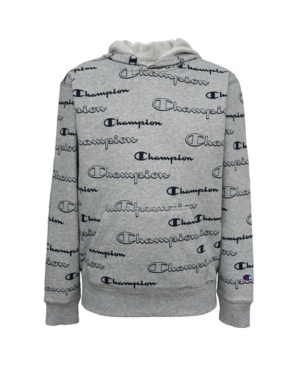 All Over Print Shadow Script Big Boys Hoodie