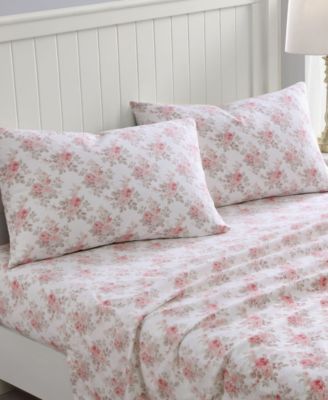Laura Ashley Lisalee Cotton Flannel Sheet Set Bedding