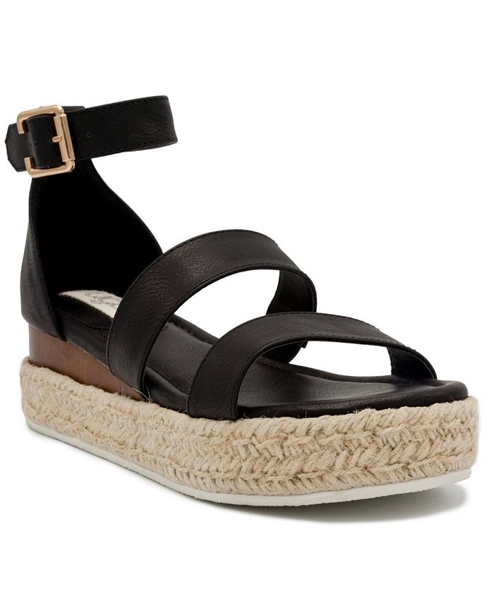 Sugar Women's Tahini Flatform Sandals - Macy's