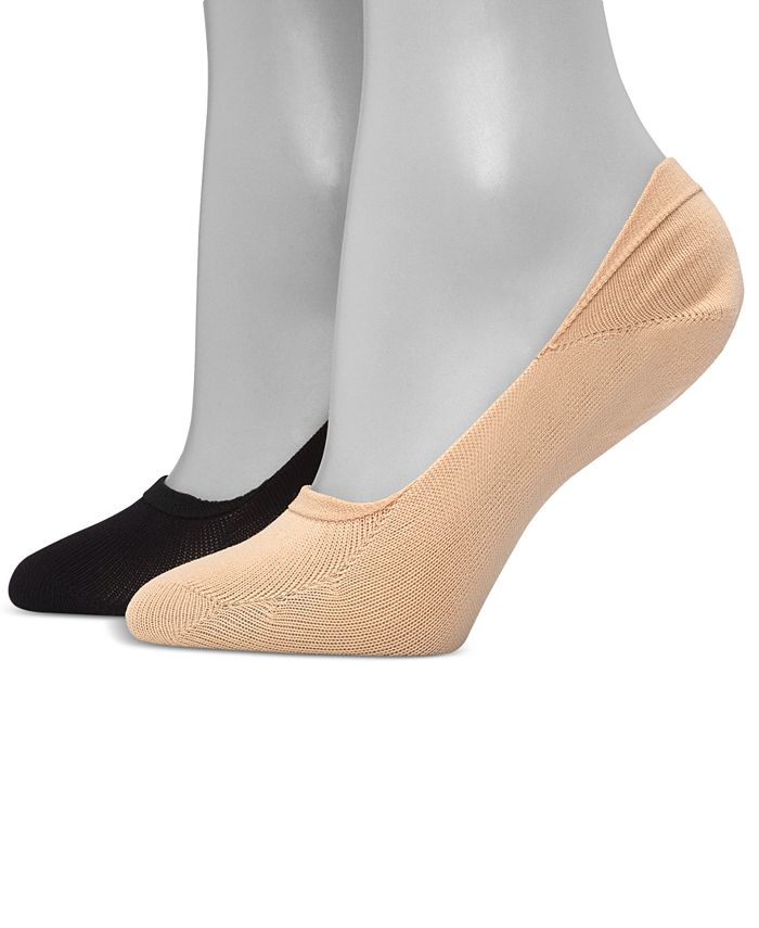 Hanes Women's 2Pk. Lightweight Invisible Sock Liners Macy's