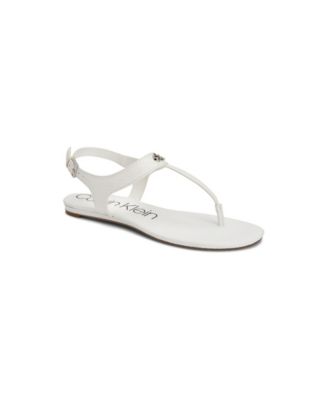 calvin klein flat sandals