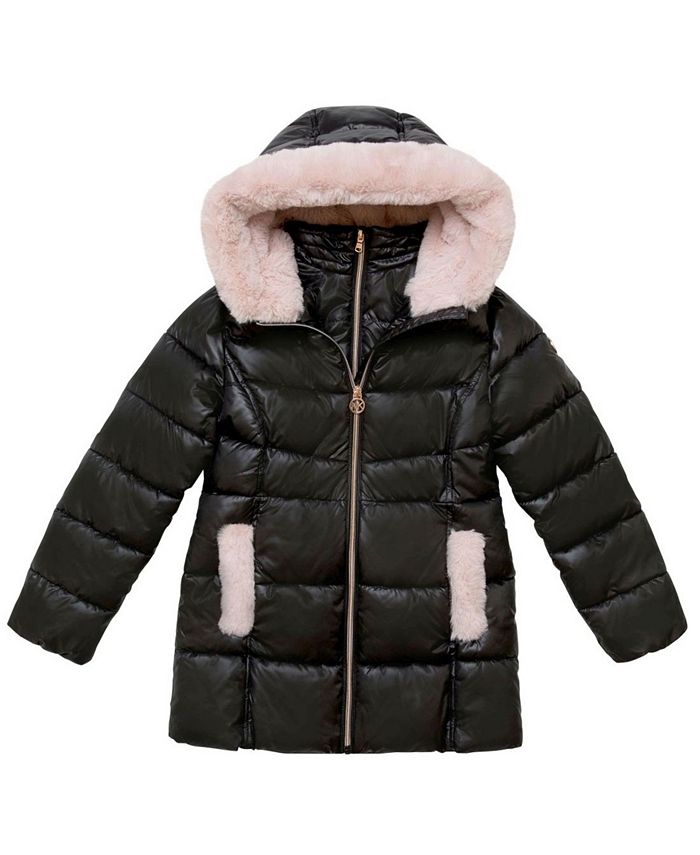 Michael Kors Toddler Girls Stadium Length Puffer Jacket - Macy's