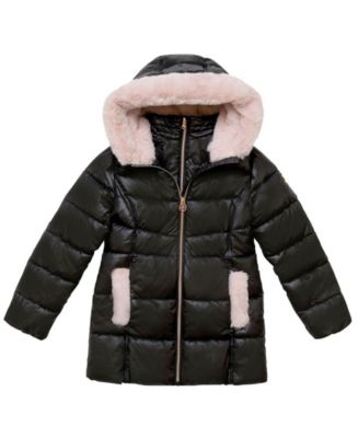 Michael kors big girls sales stadium length puffer jacket