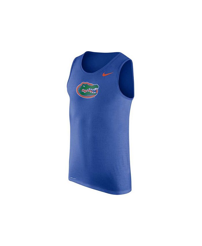 Nike Men's Florida Gators Dri-fit Cotton Logo Tank - Macy's