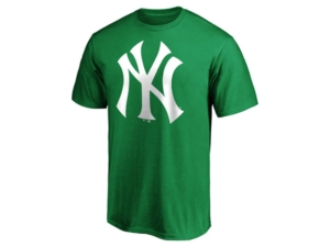 Majestic Men's New York Yankees St Pattys Bold Logo T-Shirt