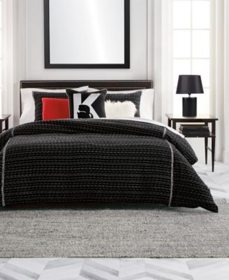 Karl Lagerfeld Paris Tweed Classique Comforter Set