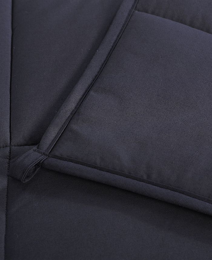 DreamLab Soft Sherpa Reversible 15lb Weighted Blanket with Washable Cover Macy's