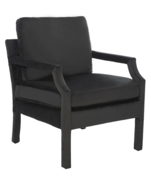 Shop Safavieh Genoa Arm Chair In Black