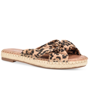 image of Nine West Brock Bow Espadrille Flat Sandals Women-s Shoes