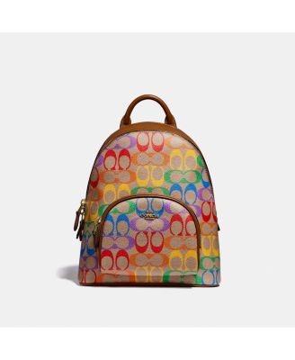 colorful coach backpack