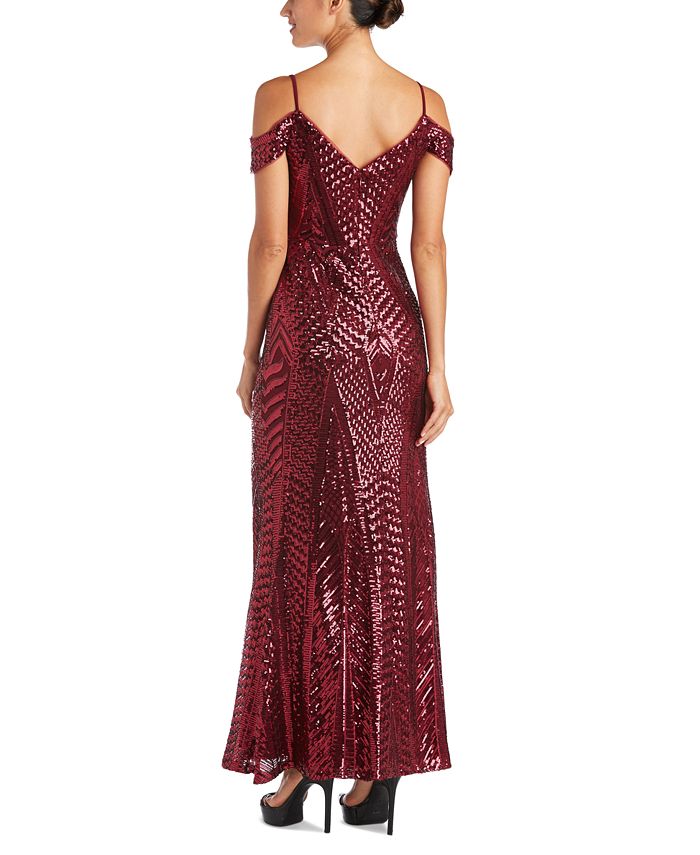 nightway sequin gown