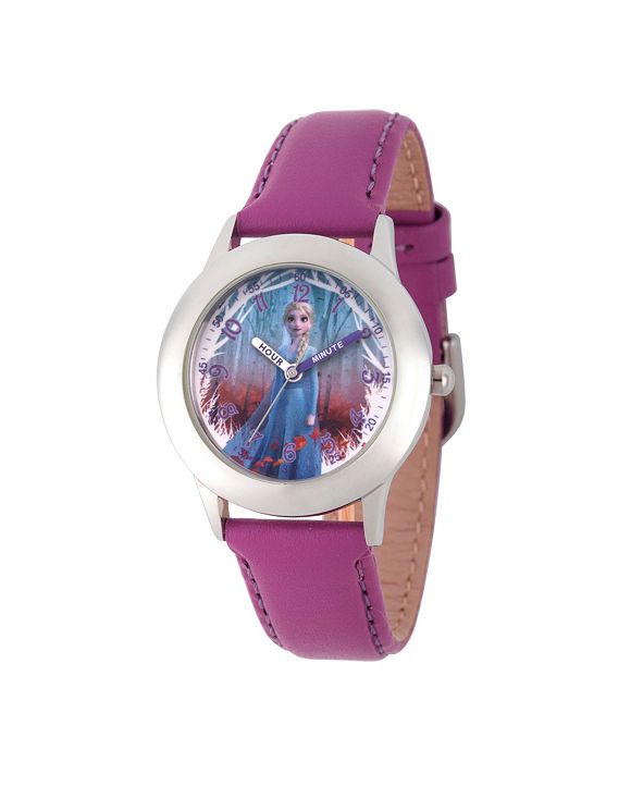 ewatchfactory Disney Frozen 2 Elsa Girls' Stainless Steel Watch 32mm