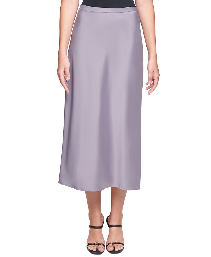 Calvin Klein A-Line Midi Skirt - Macy's