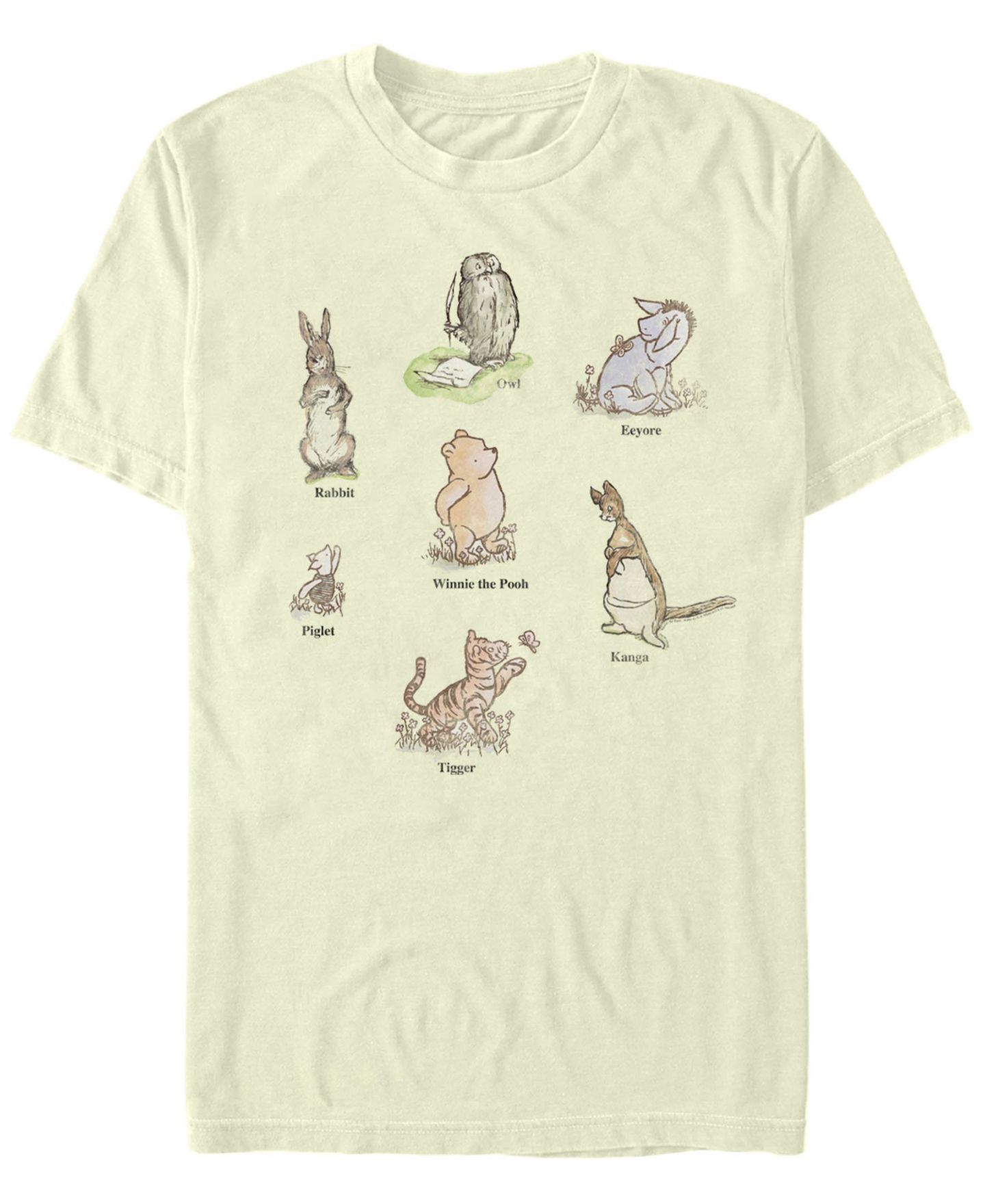 Мужская футболка Fifth Sun Winnie Poster Short Sleeve, цвет: Натуральный — фото 1