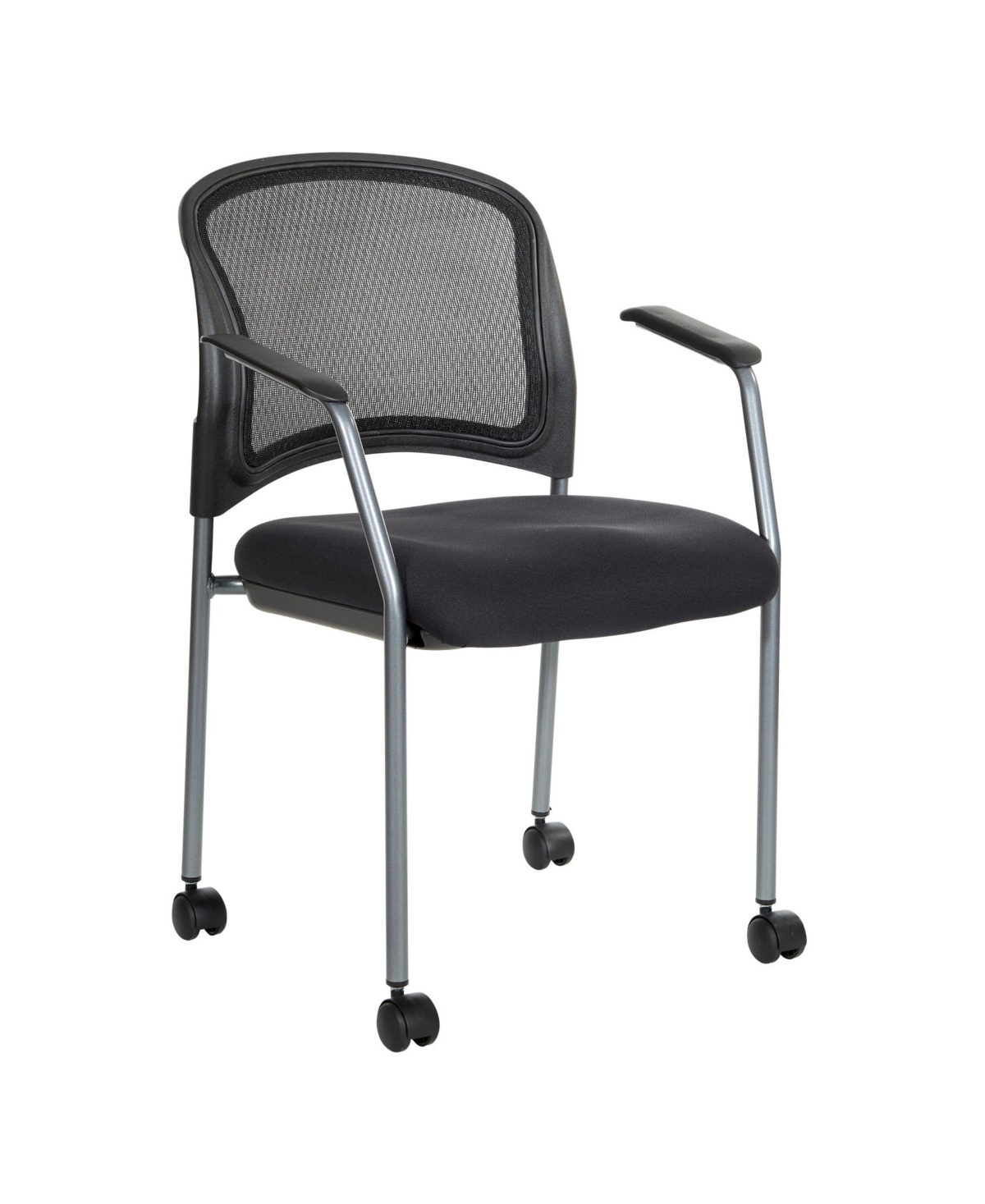 Osp Home Furnishings Titanium Finish Visitors Office Chair
