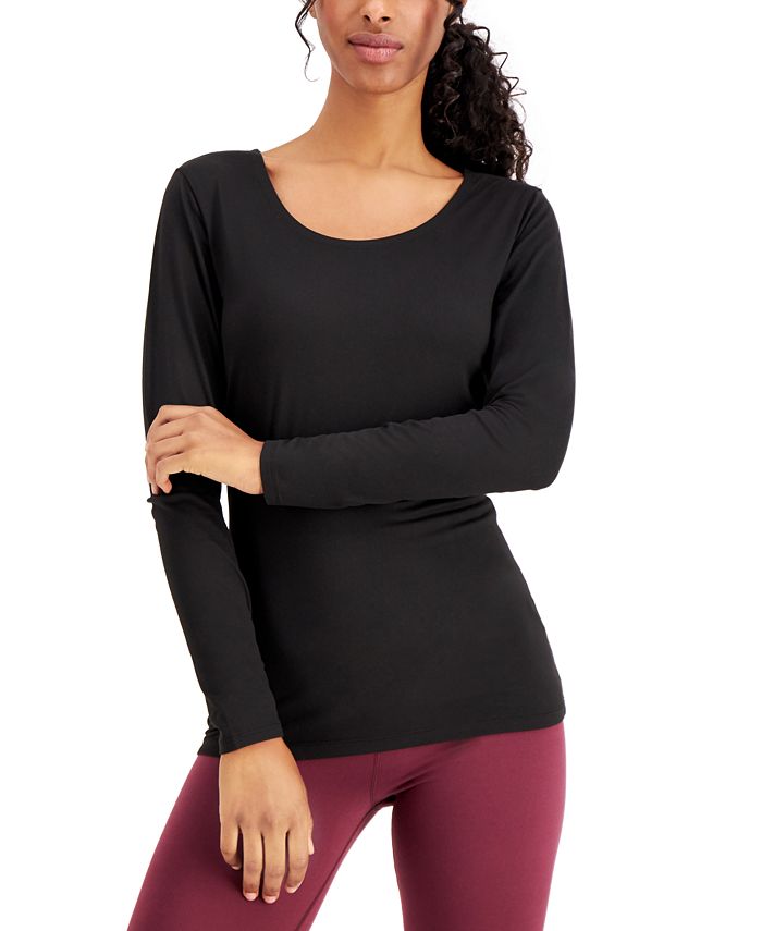 32 Degrees Base Layer Scoop Neck Top Macy s