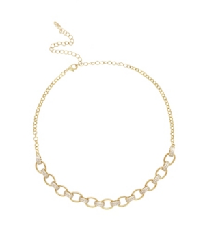 image of Ettika Empowered Crystal and 18K Gold Chain Link Women-s Necklace