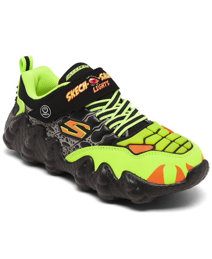 Musling Præstation gift Skechers Little Boys S Lights: Sketch-O-Saurus Lights Casual Sneakers from  Finish Line & Reviews - Finish Line Kids' Shoes - Kids - Macy's