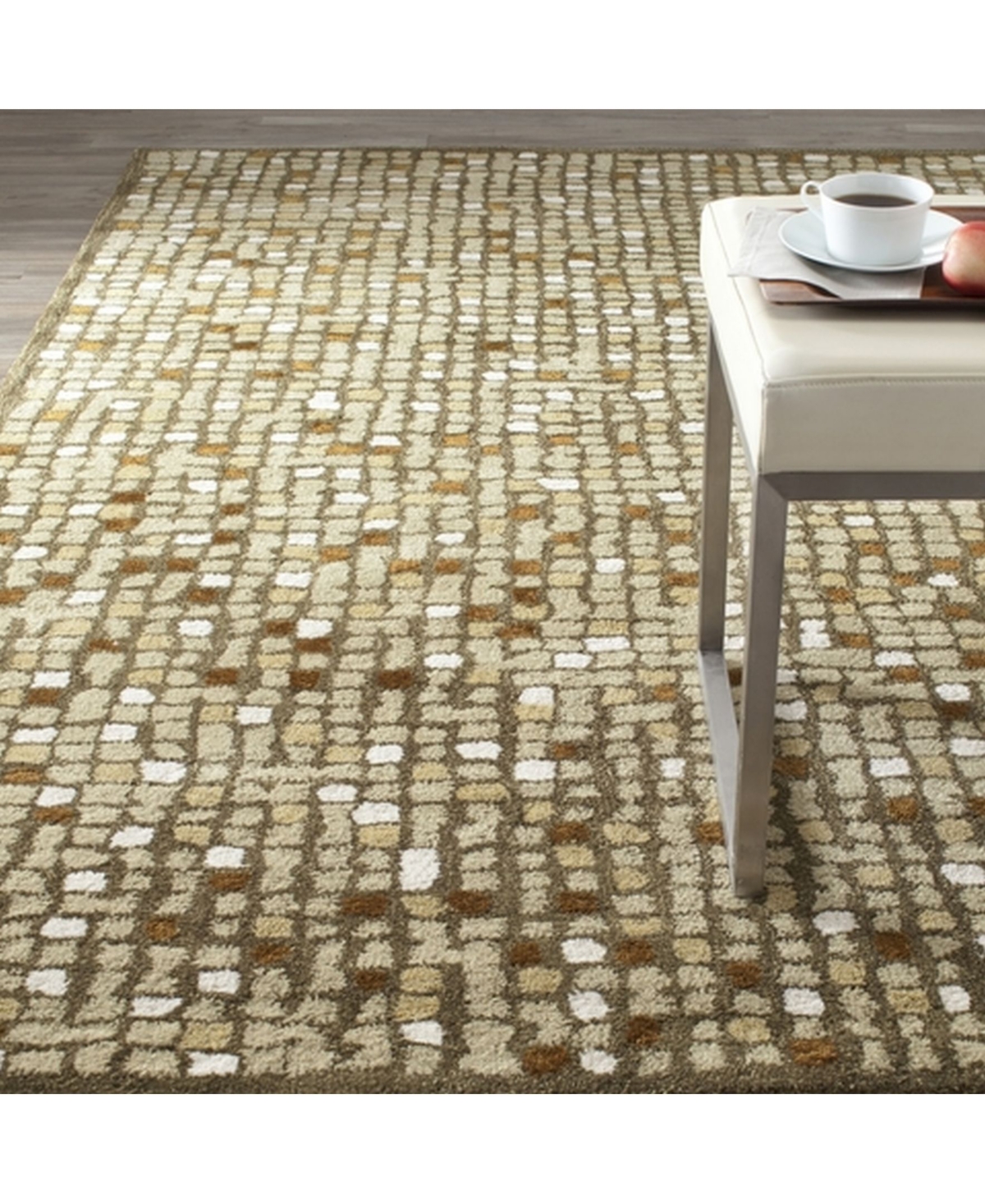 Martha Stewart Collection Mosaic MSR3623AArea Rug - Brown